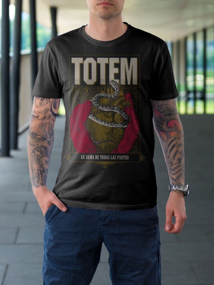 Totem - Afiche y serigrafia para remera 1