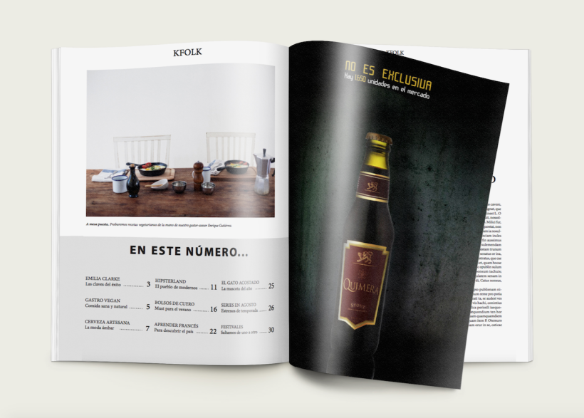 KFOLK Magazine - Proyecto maquetar revista 3