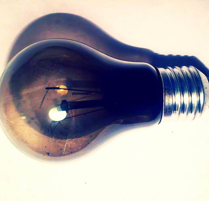 Burned Light bulb  -1