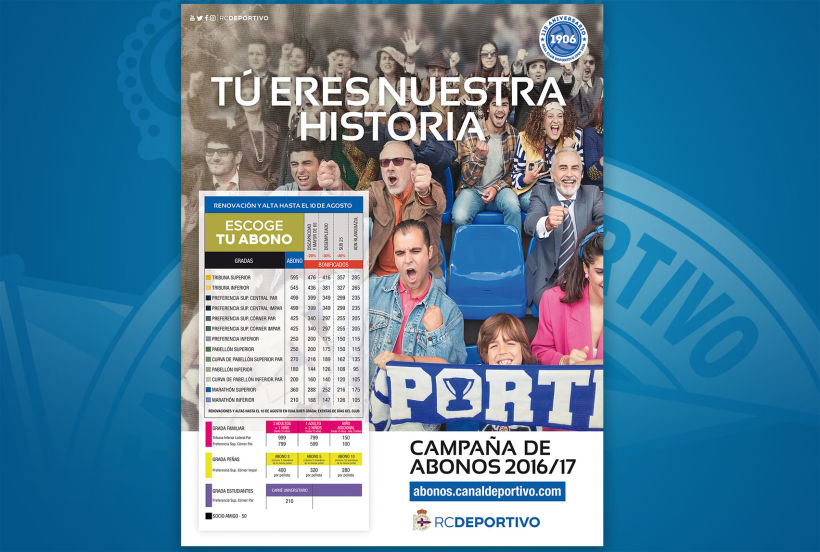 Campaña nuevos abonos 16/17 RC Deportivo de La Coruña 12