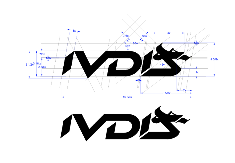 Diseño del logotipo de IVDIS (monograma a usar mas adelante: Dragón) 0