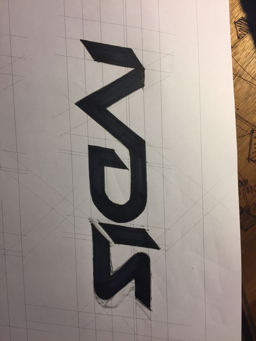 Diseño del logotipo de IVDIS (monograma a usar mas adelante: Dragón) 2