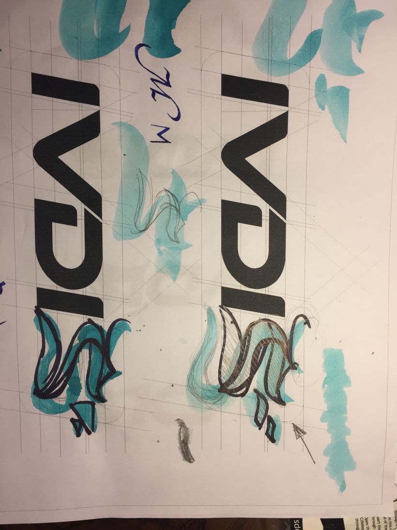 Diseño del logotipo de IVDIS (monograma a usar mas adelante: Dragón) 6