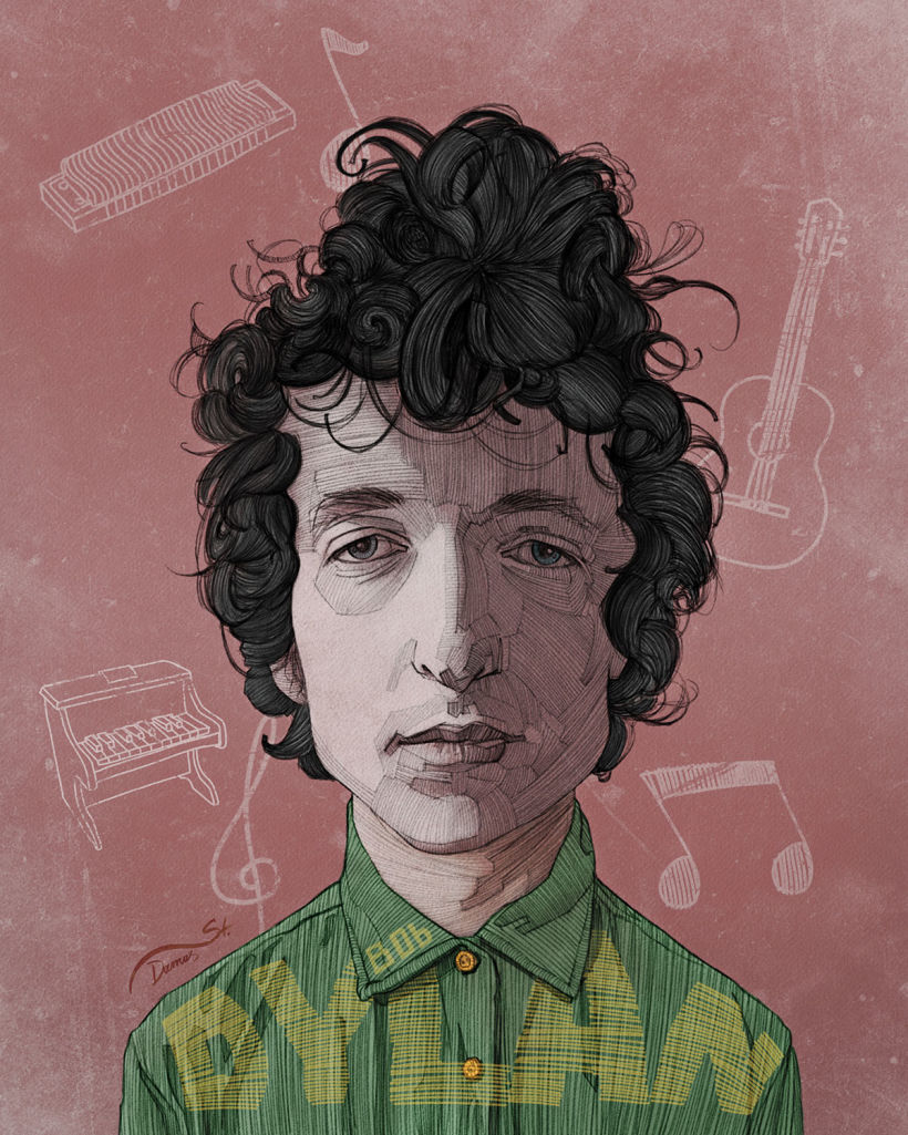 Diseños e ilustraciones que homenajean a Bob Dylan 10