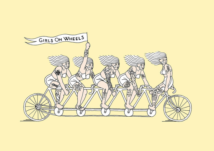 Girls on wheels 1