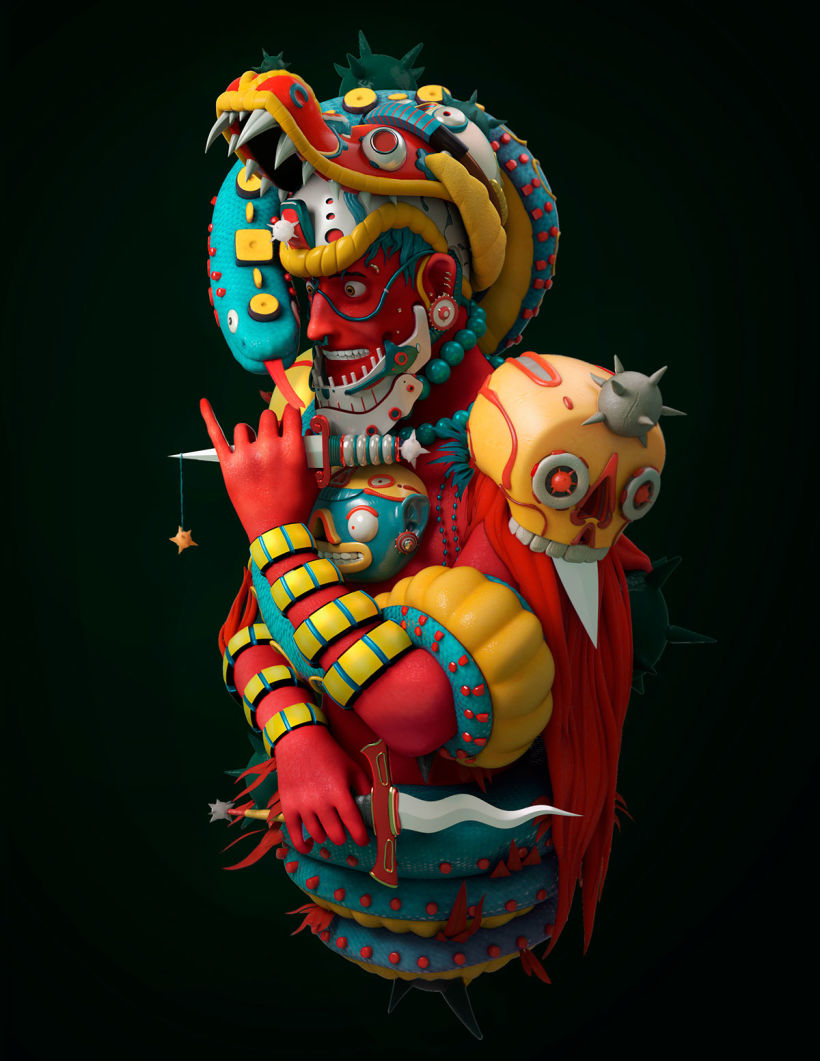 El folclore mexicano en 3D de Fer Aguilera Reyes 1