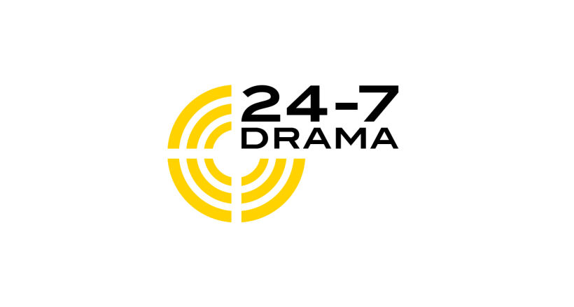24-7 Drama / Diseño de marca 1