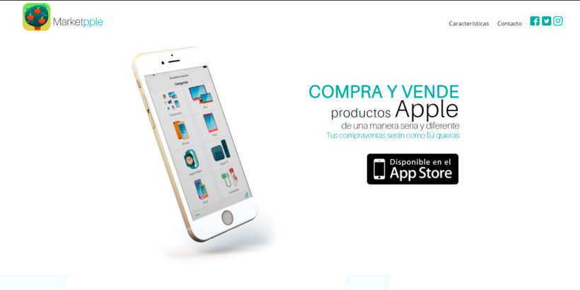 Desarrollo y Diseño Web de Marketpple - App segunda mano Apple 1