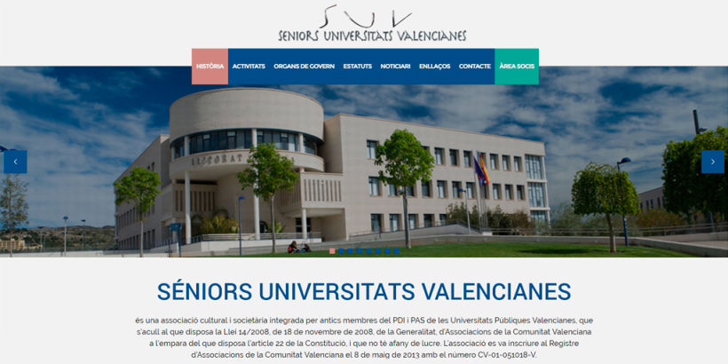 Desarrollo y Diseño Web Senior Universitats Valencianes 1