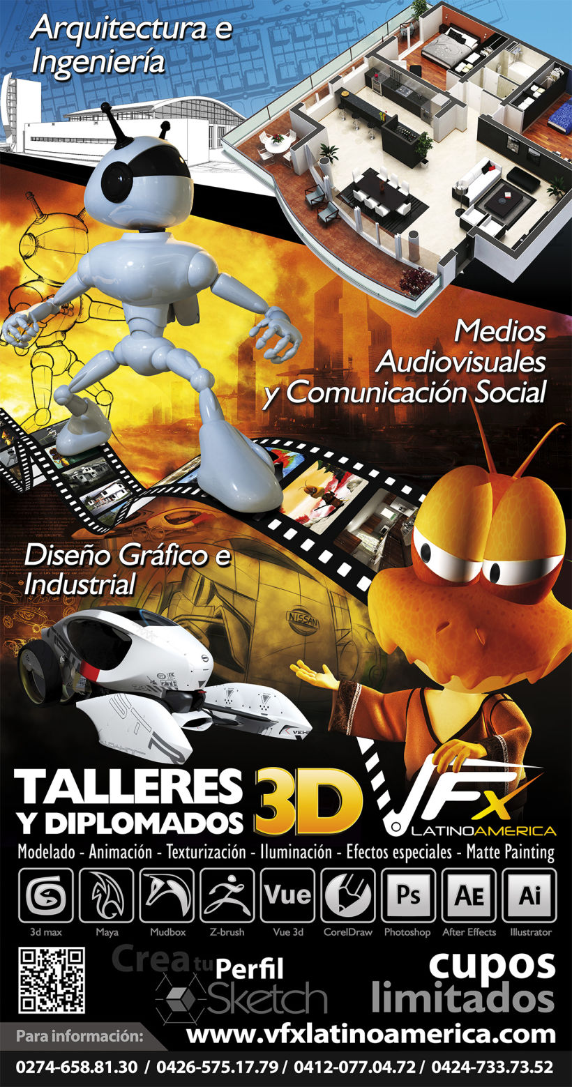 VFX Latinoamerica / talleres y Diplomados 3D 0