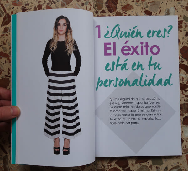 Diseño y maquetación del libro "Be yourself" de María Cadepe. 0