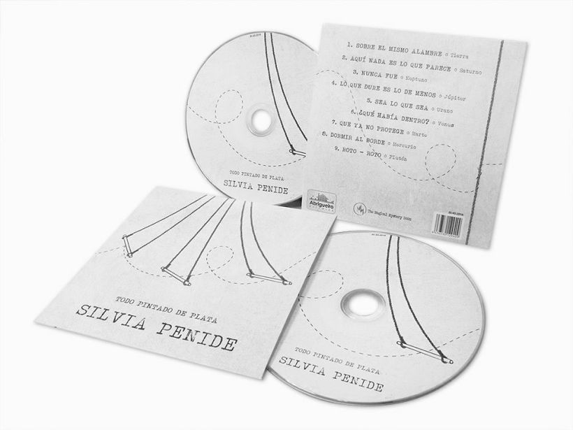 Diseño de disco "Todo Pintado de Plata" y merchandising 0