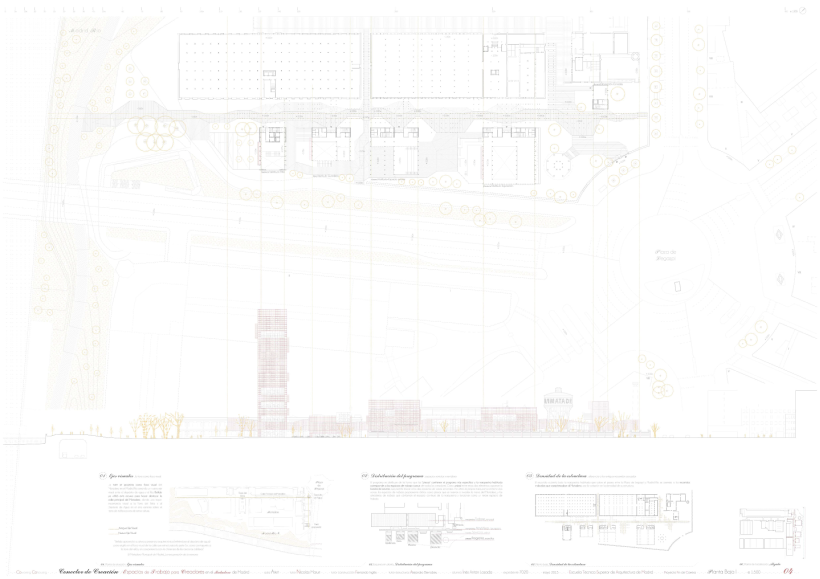 Creation Conector! | Working space for creatives in an old industrial site in Madrid, majoring in sustainable design | ETSAM 2015 | Final architectural thesis 3