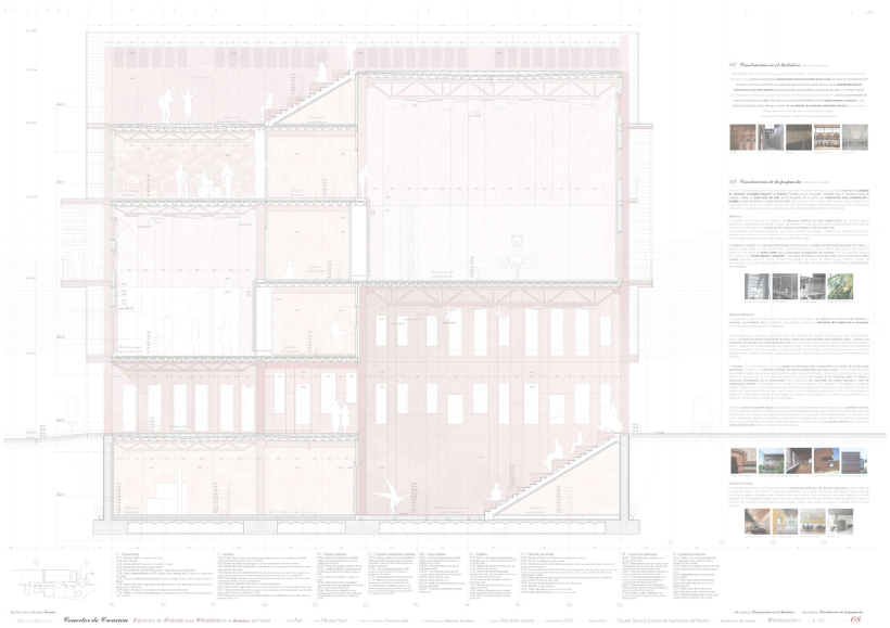 Creation Conector! | Working space for creatives in an old industrial site in Madrid, majoring in sustainable design | ETSAM 2015 | Final architectural thesis 7