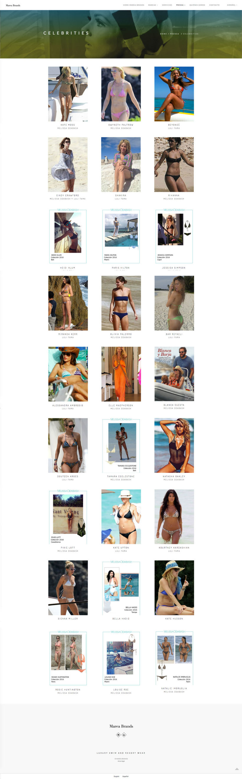 Web Desing for Luxury Swimwear Brands 9