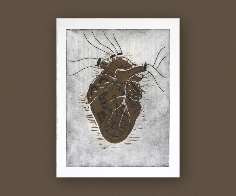 Heart engraved serie 5