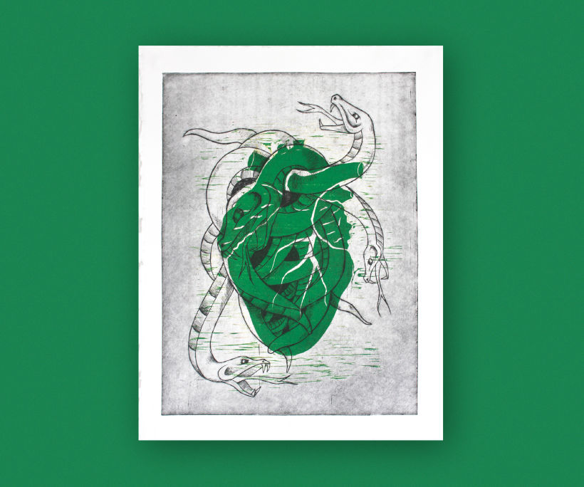 Heart engraved serie 7