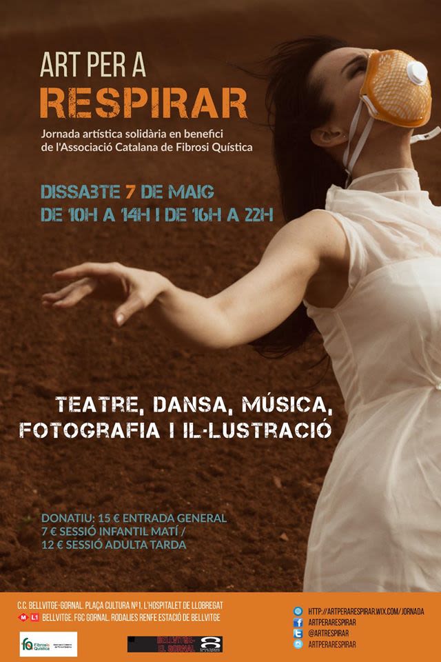 Fotografía y diseño del Cartel para el evento solidario ART PER A RESPIRAR  -1