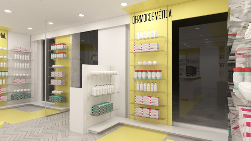 Proyecto de renovación de farmacia en Madrid 1