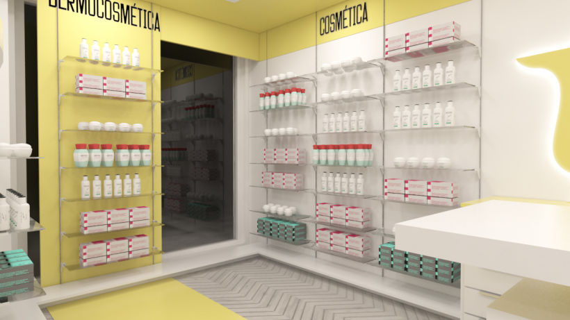 Proyecto de renovación de farmacia en Madrid 2