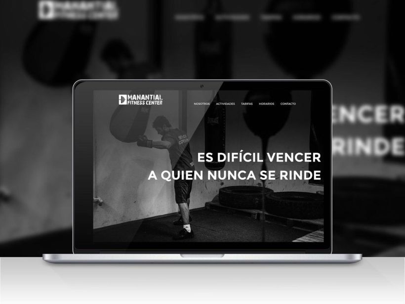 Responsive web design for a well known gym, located in the center of Córdoba (Argentina). -1