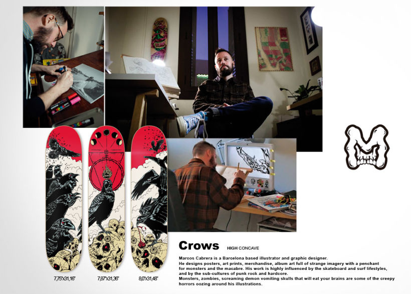Crows - Jart Skateboards Artist SeriesNuevo proyecto 0