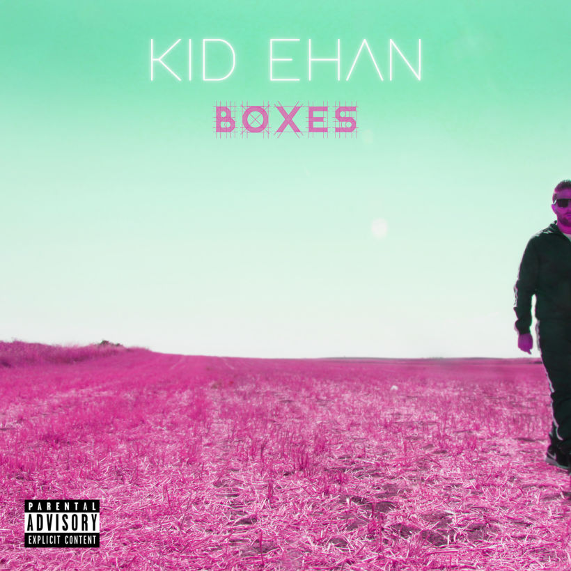 Portada y contraportada para Kid Ehan en su trabajo "Boxes" -1