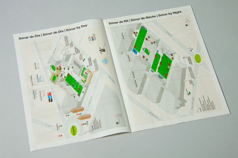 SONAR 2013 - Maps for stages & signage 4