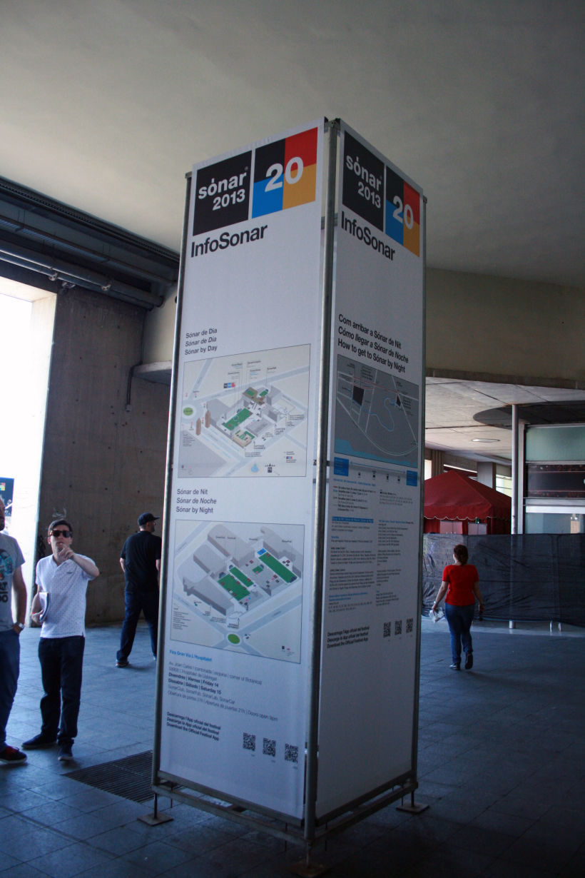 SONAR 2013 - Maps for stages & signage 10
