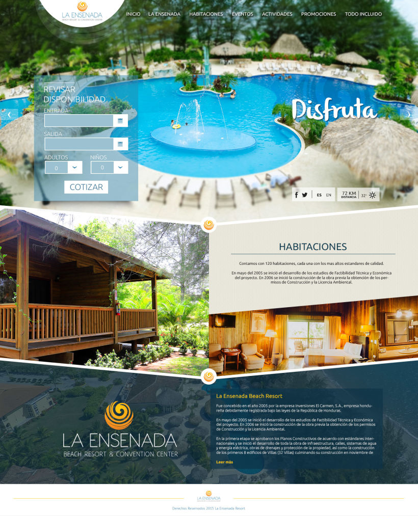 Pagina web - La Ensenada Resort -1