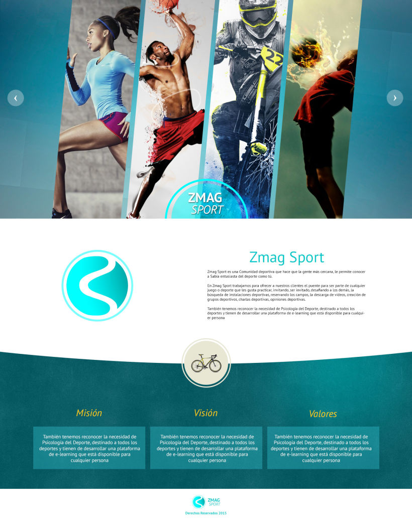 Pagina web - Zmag Sport -1