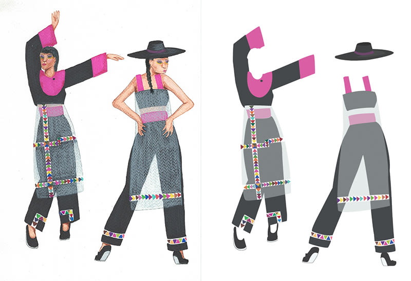 Vectorial disseny de moda/Tesis "La chola", per Elsa Oblitas 3