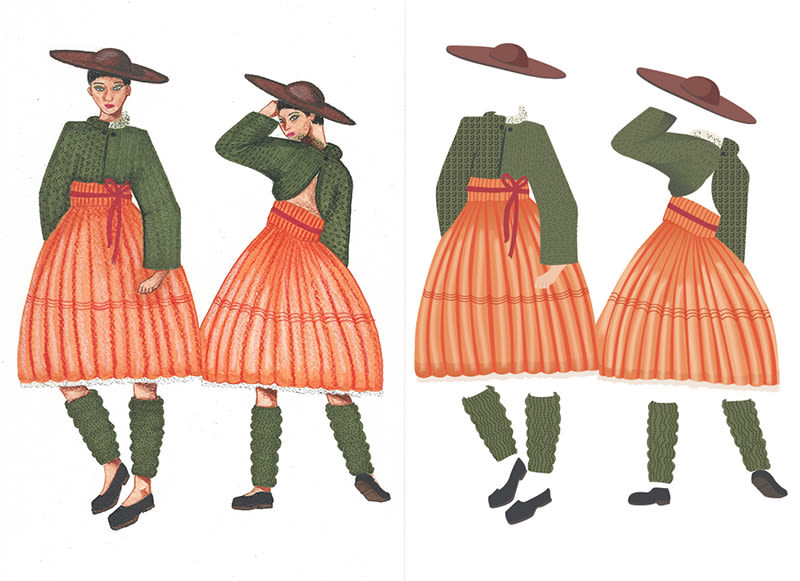 Vectorial disseny de moda/Tesis "La chola", per Elsa Oblitas 4