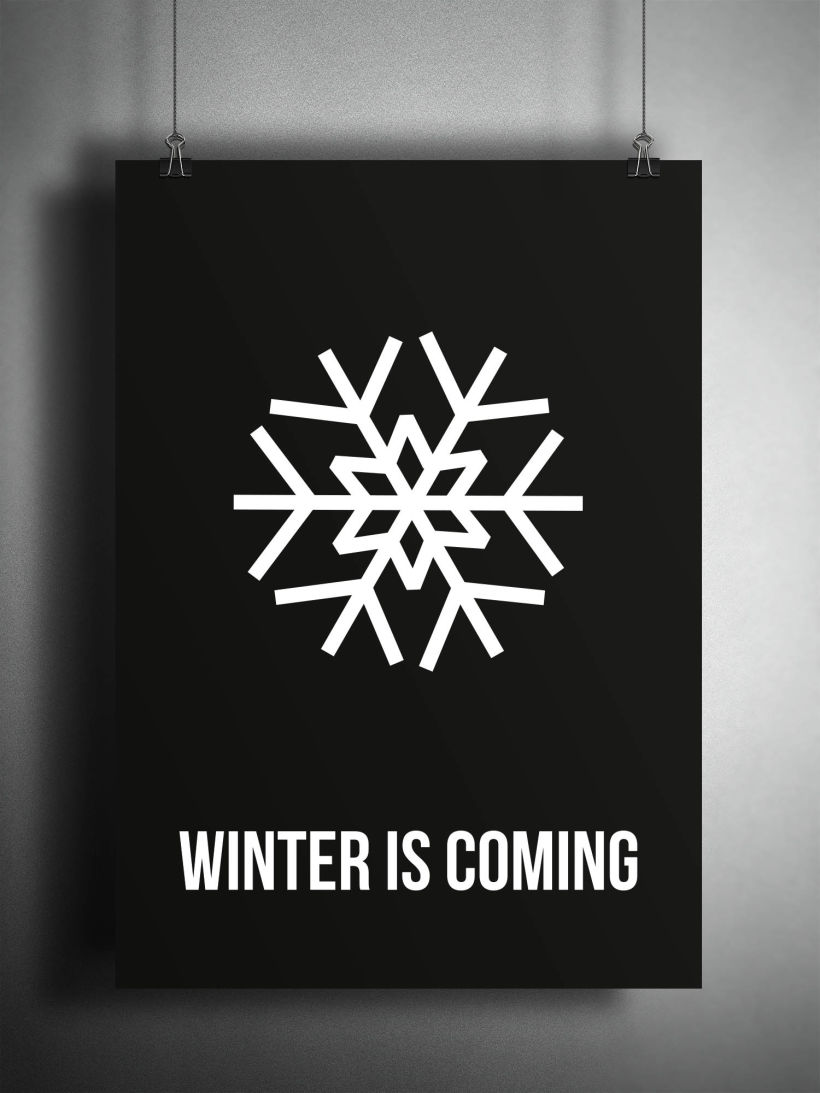 POSTER WINTER IS COMING -1
