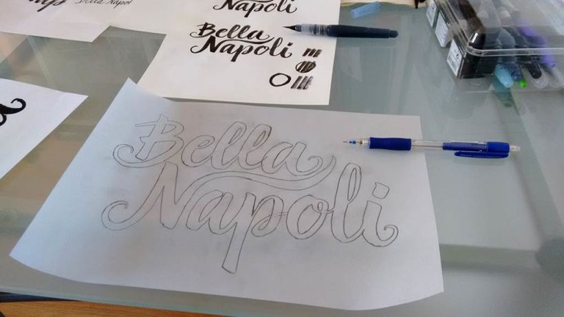 Logotipo Restaurante Bella Napoli 3