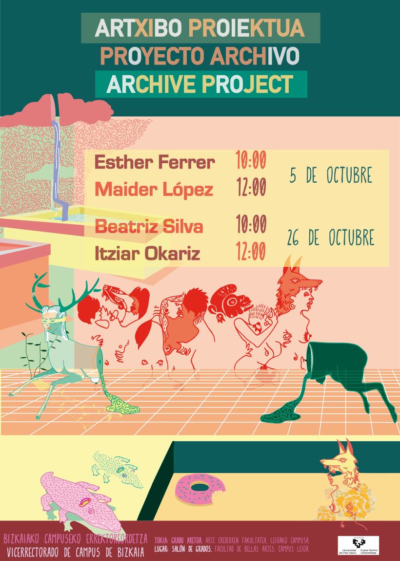 Cartel "Proyecto Archivo" para la Universidad del Pais Vasco 0