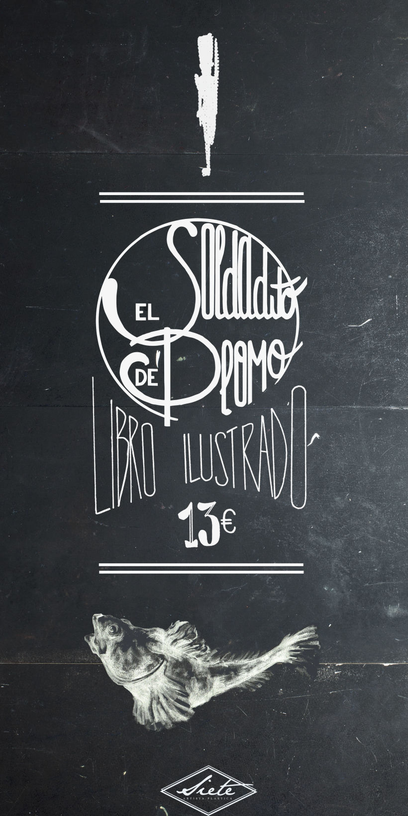 Hand lettering para EL SOLDADITO DE PLOMO 1