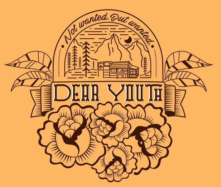 T-Shirt illustration for Canadian band Dear Youth -1