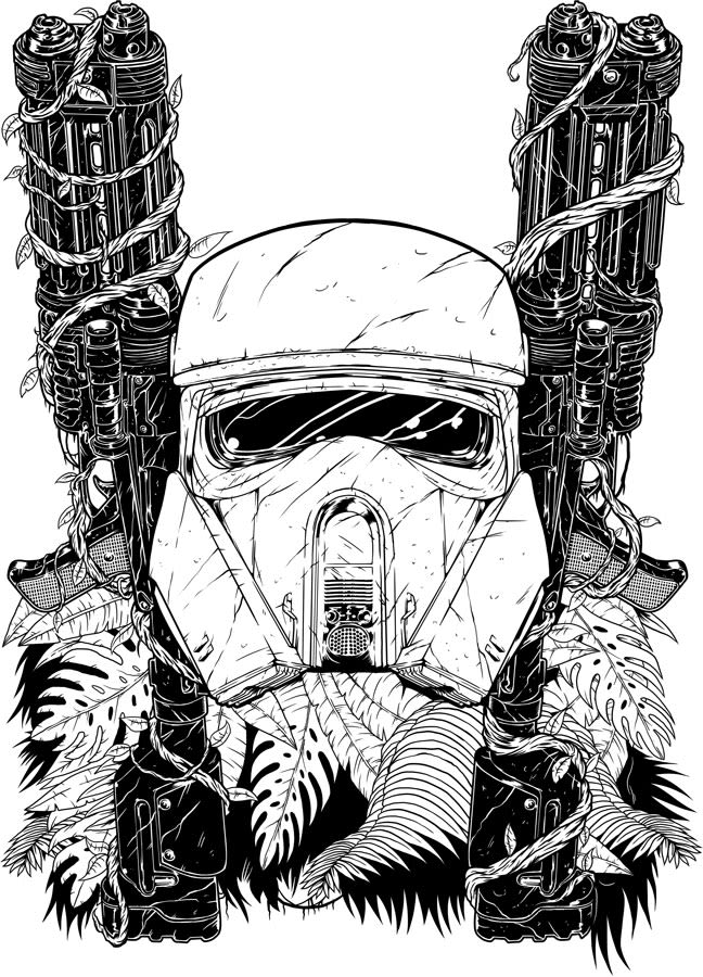 Star Wars -  Rogue One - Shore Trooper Fan Art 1