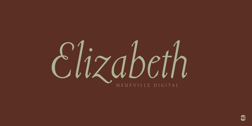 Tipografía Elizabeth 0