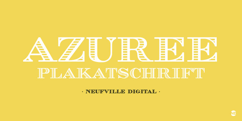 Tipografía AZUREE 0