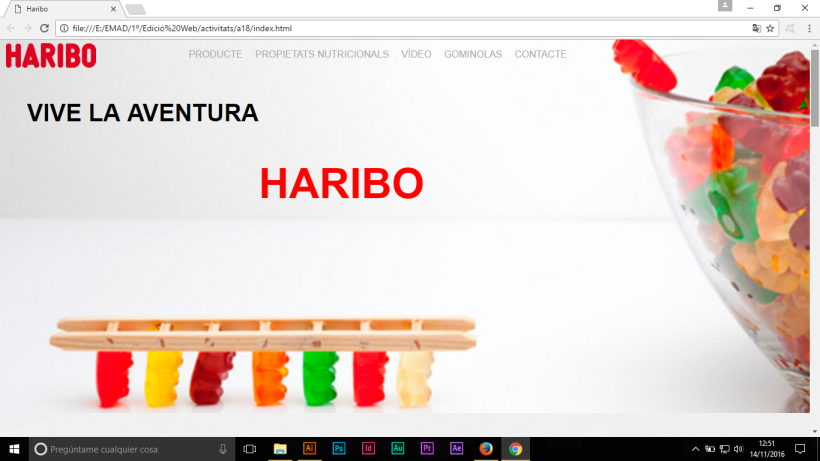 Prototipo pagina web HARIBO -1