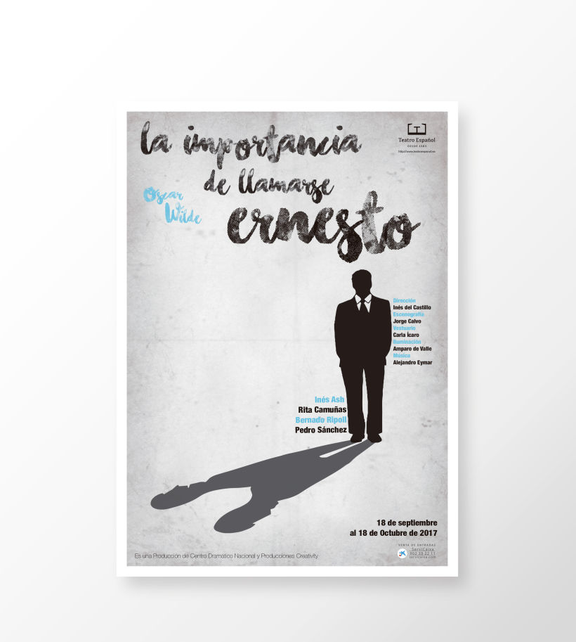 Poster Oscar Wilde / Teatro Español 0