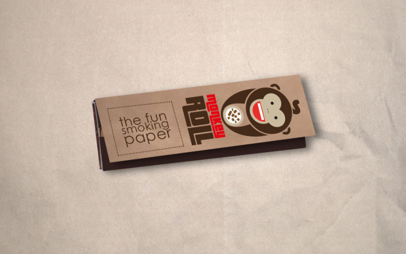 Logotipo + Packaging Monkey Roll 5