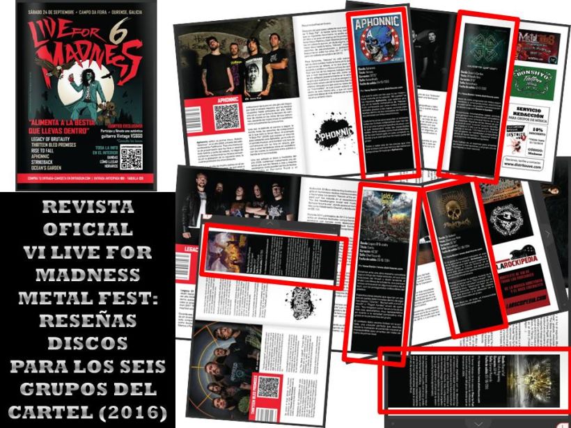 Revista VI LIVE FOR MADNESS METAL FEST (2016) - Reseñas discos -1