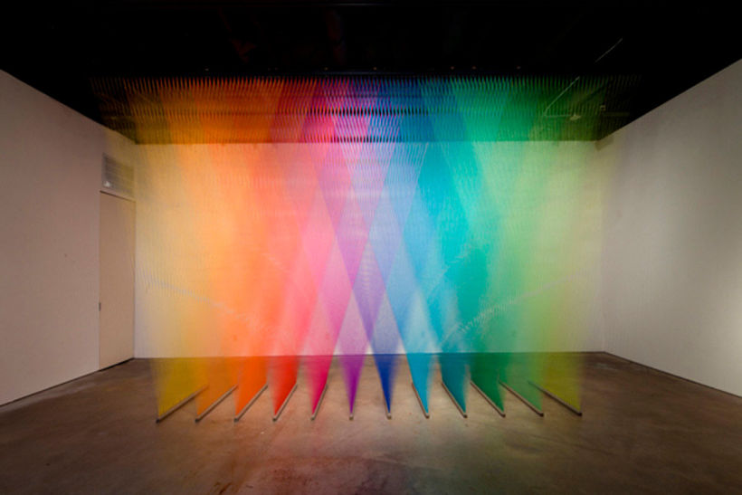 Gabriel Dawe crea arcoíris con hilo y sin agua 17