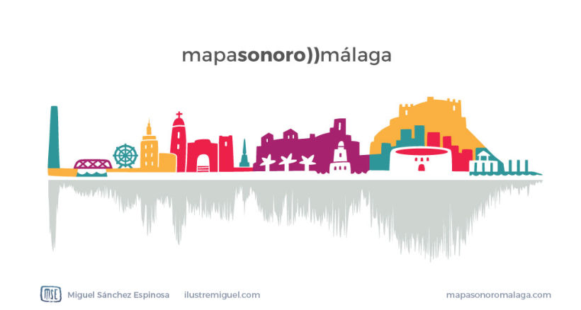 Ilustración para Mapa Sonoro Málaga 9