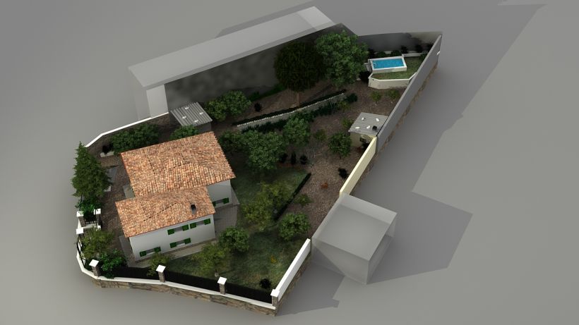 Casa unifamiliar 3D  4