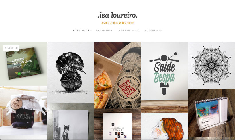 Mi Proyecto del curso: Portfolio de diseño & Ilustración . Isa Loureiro -1