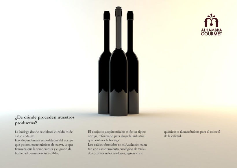 Proyecto Alhambra Gourmet. Imagen corporativa y cartelismo. 2